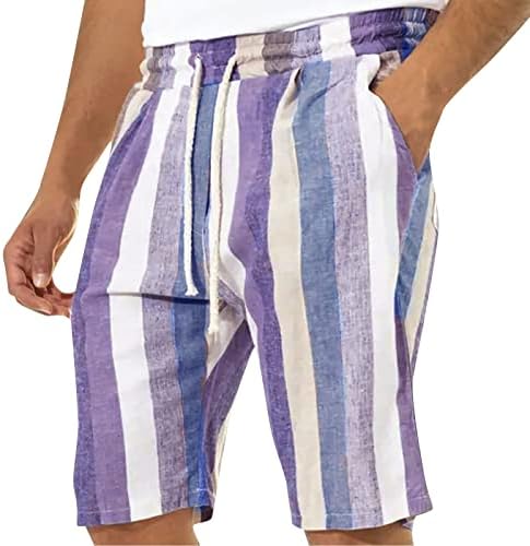 Koral kratke hlače muškarci mens capris casual lagane kratke hlače sa kratkim elastičnim strukom plaža joga džep za pojas znoj