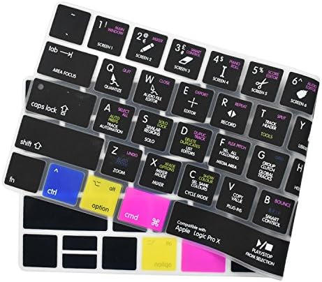 Dogxiong Logic Pro X funkcionalna prečica silikonska tastatura poklopac kože za MacBook Air 13 inča;