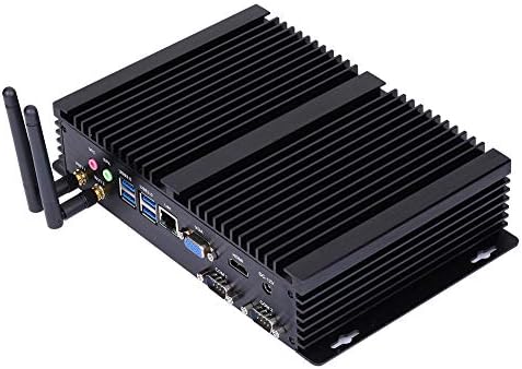 HUNSN industrijski računar bez ventilatora, IPC, Mini PC, Intel Core i5 1235u, IM03, VGA, HDMI, LAN,