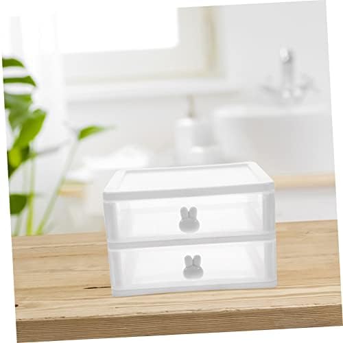 Bestsporble 4pcs Desktop kutija za odlaganje mini pohranjivanje Clear Organizator Box Plastični