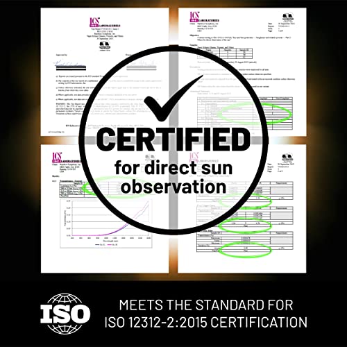 Rainbow Symphony Solar Eclipse naočare, ce & amp; ISO sertifikat, bezbedan za direktno gledanje sunca, proizveden u SAD, 5 pakovanje