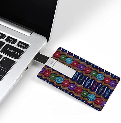 Azteca Tribal uzorak Flash Drive USB 2.0 32G i 64g Prijenosna memorijska kartica za PC / laptop