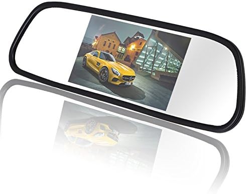 Ponpy 5 TFT boja LCD ekrana 2 video ulaz za stražnji pregled retrovizora monitor za monitor vozila za monitor