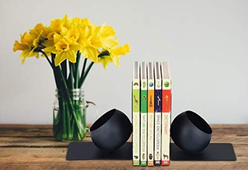 Metal Vase Bookends | Bookend | Book End | Non Skid Book Stopper | Organizator knjiga / modern Design Bookend