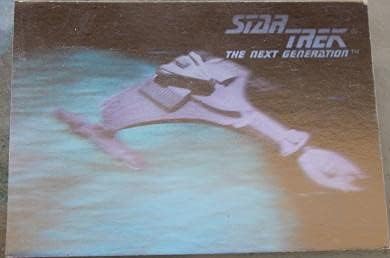 Vintage 1991. 25. godišnjica ST sljedeća generacija klingonska hologramska kartica SM