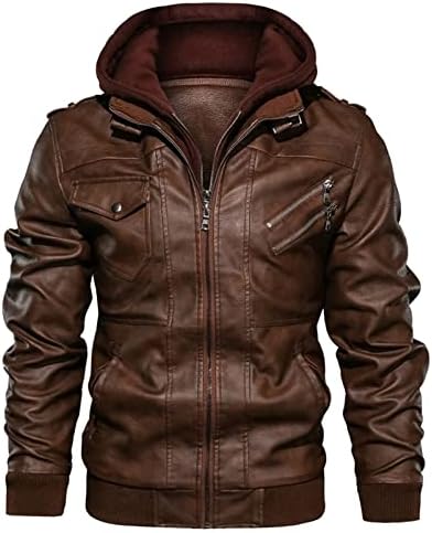 ADSDQ muške jakne jakne, zima plus veličine jakne s dugim rukavima muškarci vintage yoga debeli udoban