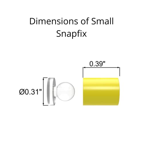 Snapfix | Skriveni isječak akrilni odvod za znakove | Najlakši nosač za signalizaciju za instalaciju | 25
