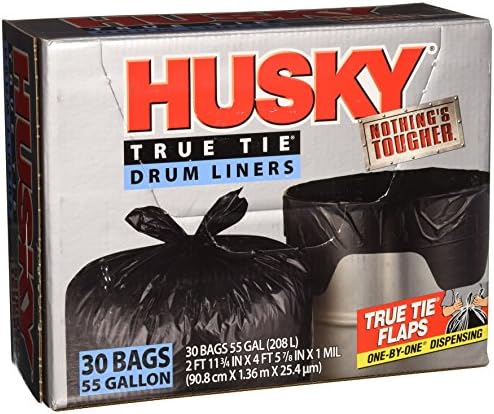 Husky HKK55030B True Tie 55-galonske bubnjeve bubnjeve, 30 brojeva