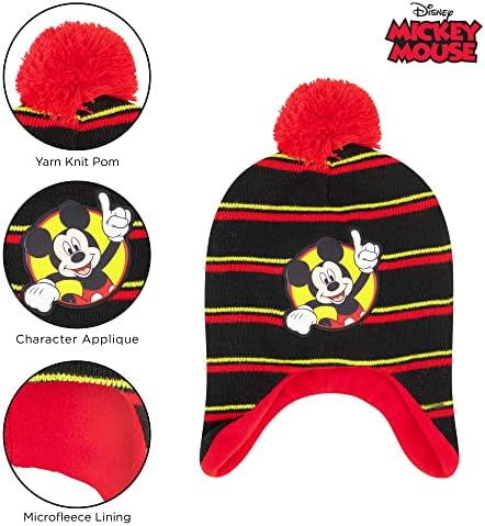 Disney boys Mickey Mouse dječaci zimski šešir i komplet rukavica