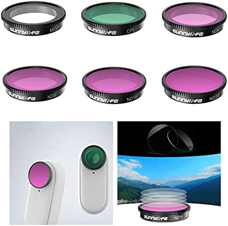 DAGIJIRD vodootporni Filter sočiva višeslojni filmovi za premazivanje kamere zaštitnik sočiva za Insta360 GO 2 akcionu kameru