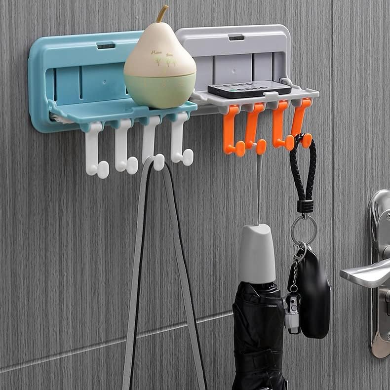 TFIIEXFL zidni viseći stalak za kupatilo besplatno probijanje više funkcija za domaćinstvo sa kukom kuhinjska