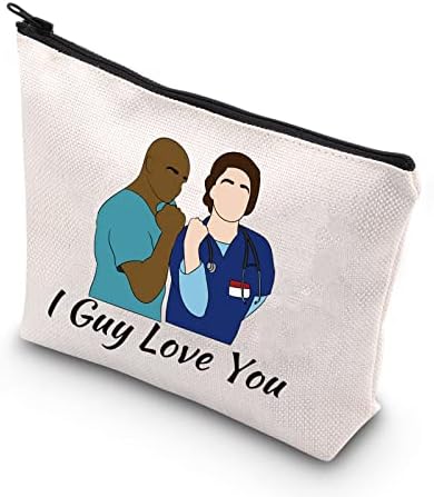 Vamsii TV nadahnuta toaletna torba I Muška ljubav koju medicinska sestra student kozmetička torba medicinska