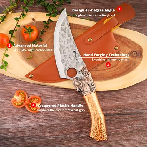 Howashin 6-inčni nož za otkoštavanje nož za sečenje mesa sa omotačem oštar kuharski nož ergonomska