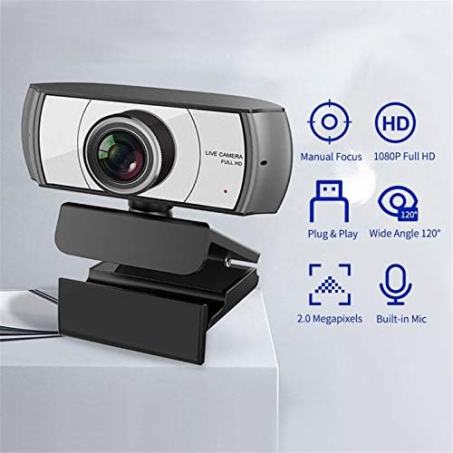 Računarska Web kamera 1080p HD Streaming Web kamera 120° široko gledanje USB računarska Video kamera sa mikrofonom