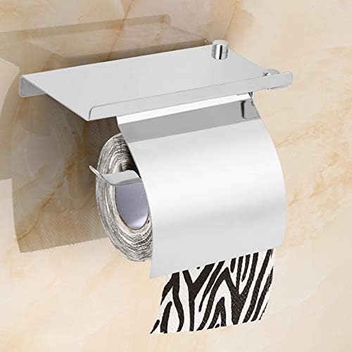 Epmann toaletni papir sa telefonskim policama i vodootpornim poklopcem, tkivo od nehrđajućeg čelika za pohranu stalak za pohranu stalak za pohranu zid montiran na kupaonicu