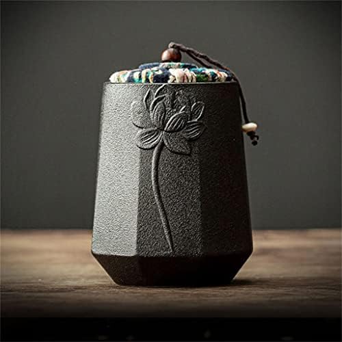 LEPSJGC prenosiva tegla za čaj zapečaćena keramička tegla posuda za čaj Kuhinjski rezervoar za kafu (boja: B, Veličina