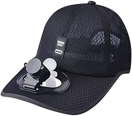 Manhong Fan bejball USB ljetna prozračna kapa za hlađenje Hat Hat Hat Hat Hat Sunčana kapice za bejzbol