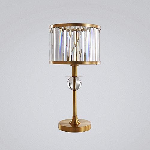 Tyxl stolna svjetiljka Moderna puna bakrena kristalna atmosferska topla jednostavna spavaća soba personalizirane