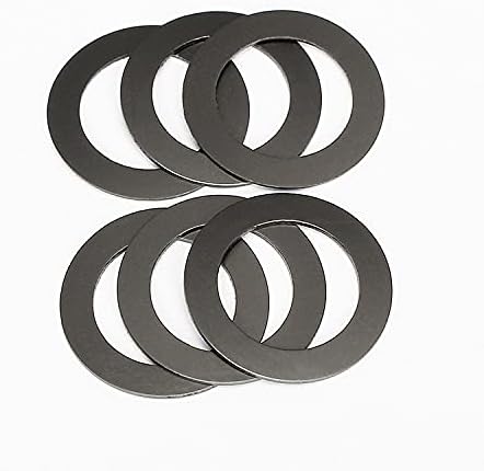146pcs 4mm vanjski prečnik zaptivka crne grafitne najlonske plastične perilice prsten krug ultra tanki ravni