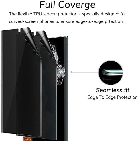 [4 pakovanja] GLBLAUCK za Samsung Galaxy S21 Ultra 5G Zaštita ekrana za privatnost [2 pakovanja]