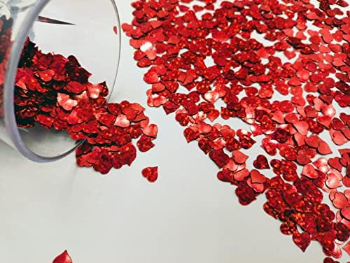 5000pcs Confetti u obliku srca Confetti sićušno srce Confetti Heart Confetti za stol sjaj za dekoracije zaljubljenih