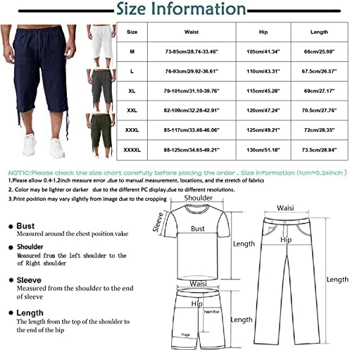 Saxigol 2023 posteljine muške muške atletske kratke hlače, ljetne casual prevelike dukseve za muškarce labave
