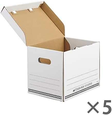Maruai CA-5dba4w kutija za pohranu, čvrsta kutija, kompatibilna s dokumentima, A4 kompatibilna, Bijela, 5