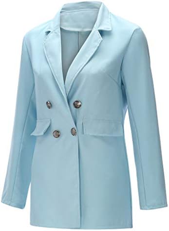Lagane blejzer jakne za gumbu za žene LEAL Dugi rukav dress bleir odijela sa džepovima za posao u kancelariji