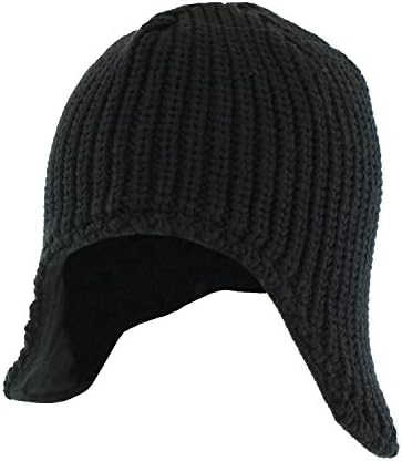 Krupna zimska pletena šerpa kapa sa naušnicama i podstavom od flisa, kapa koja dobro pristaje