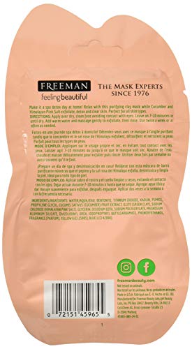 Freeman krastavac za lice + paket maske od ružičaste soli, pakovanje od 1 komada