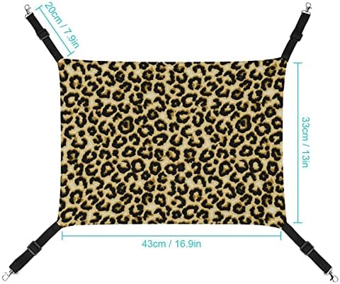 Krevet za mačke smeđi Leopard viseća mreža za kućne ljubimce prozračna viseća garnitura za mačje