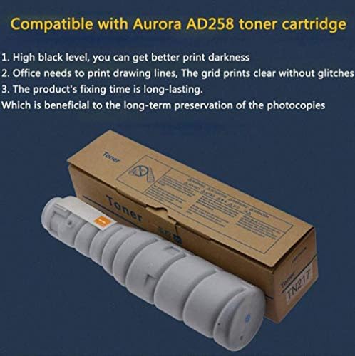 Crni Ad258 kertridž sa tonerom kompatibilan sa Aurora AD258 358 288 kopir aparatom, 18.000 stranica