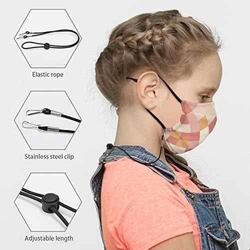 Ztpic Unisex Dječija meka rastezljiva višekratna 10kom platnena maska za lice za djecu maska za lice