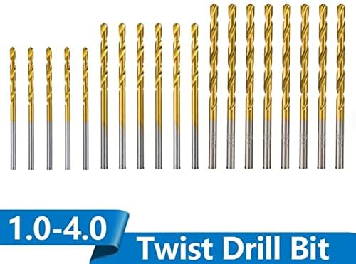 Twist bušit set presvučen 1,0 mm-4.0mm set bušilica za bušenje visokog čelika za bušenje snage za obradu
