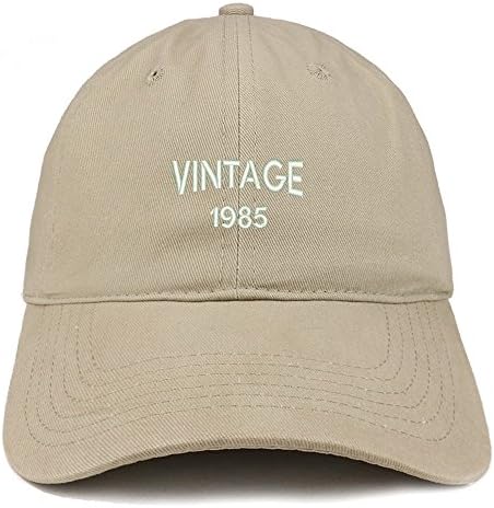 Trendy prodavnica odjeće mala Vintage 1985 vezena Podesiva pamučna kapa za 38. rođendan