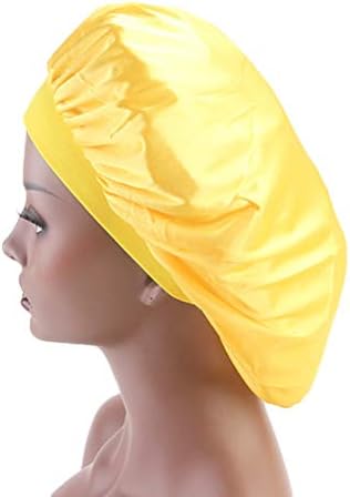 Doitool Sleep CAP poklopac širokodne strane elastične okrugle spavanja kape za gubitak kose CHECOTERAPY HAPS Beanie kapa s mekim elastičnim opsegom za žene i dame