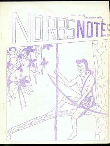 Norb bilješke Fanzine 30 1962-Strip & pulpe heroj FANZINE-Burroughs-FN