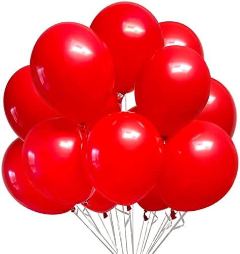 Šareni Vilenjaci crveni baloni 12 inča 100kom ukrasi za balone od crvenog helijuma od lateksa