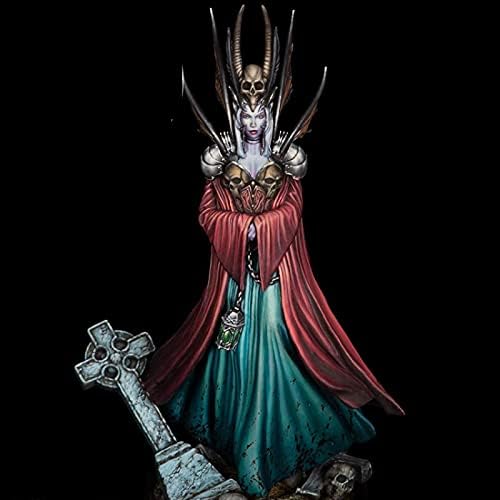 Goodmoel 1/24 Ancient Fantasy Vampire ženski ratnik smola model Kit / Nesastavljeni i neobojeni vojnik Die Cast