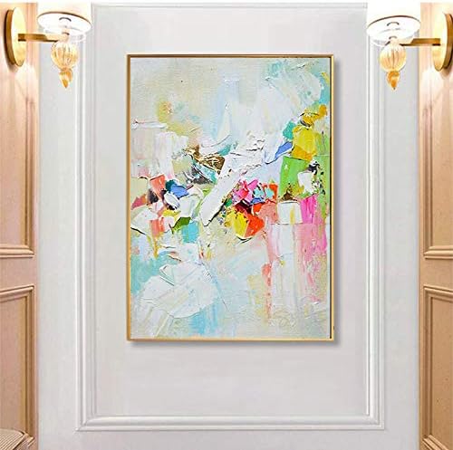 ZZCPT ručno oslikano ulje na platnu, moderno minimalističko dekorativno slikarstvo svjetlo luksuzno ručno oslikano ulje za dnevni boravak ulaz u kućnu kancelariju spavaća soba, 90x130cm