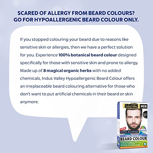 Dolina Inda Botanička Hipo alergična boja brade za muškarce