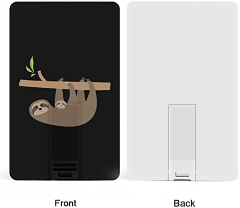 Sloth majka sa baby USB fleš pogon dizajn kreditne kartice USB Flash pogon Personalizirano