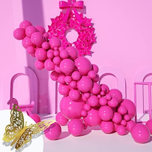 Nabavite ružičaste i crne balone da biste napravili ružičastu crnu luku balona