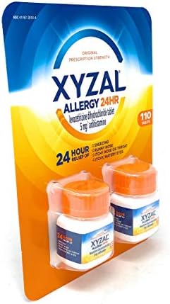 Xyzal Allergy 24 sat antihistaminik 5mg, 110 tablete