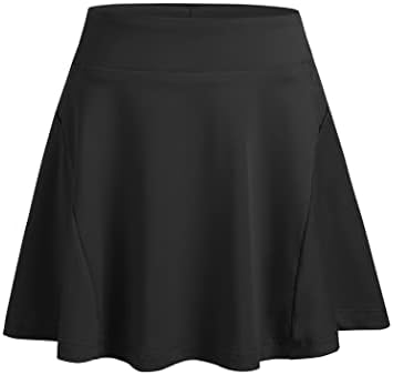 Zaclotre Girls Active Skort Visoko struka Naslijeđena suknja za tenisku suknju Trčanje vježbanje Atletski suknje s kratkim hlačama 4-12 godina