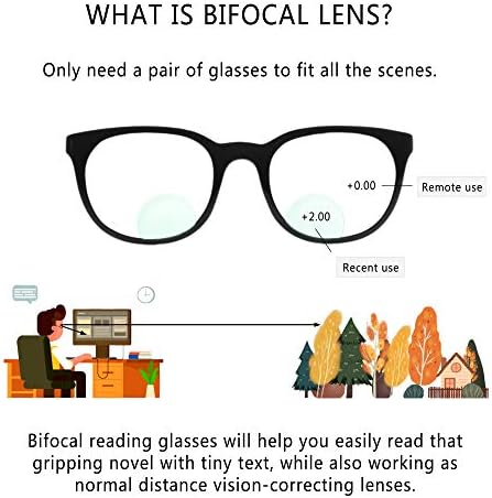 Lifeart bifokalne naočale za čitanje, plave svjetlo za blokiranje za žene muškarci
