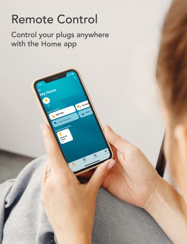 Nooie Homekit Smart utikač, kompatibilan s Alexa Googleom Home, glasovnom kontrolom, WiFi mini Smart