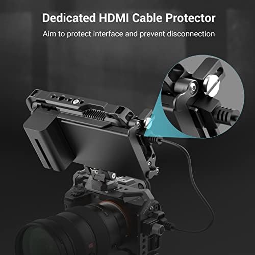 Komplet Smallrig kaveza za Atomos Ninja & nbsp; V / Ninja  V+, sa NATO šinom, 1/4 -20 vijkom, M3 vijkom,stezaljkom HDMI kabla i suncem, potpuno štiti Monitor kamere-3788