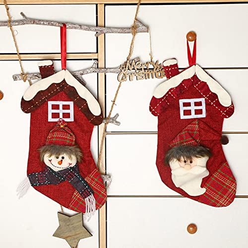 Ptice Glass Europmeni stil Božićna čarapa Candy Bag Dodatna oprema Mali pokloni Poklon torba Santa
