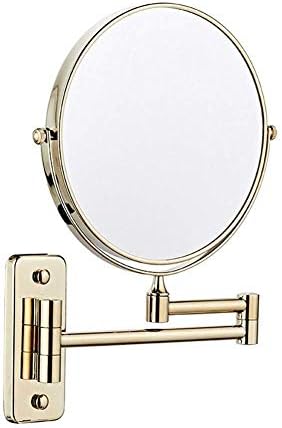 Ogledalo za šminkanje ogledala za kupatilo zidna dvostrana 3x uvećanje Kozmetičko ogledalo 8-inčno ogledalo